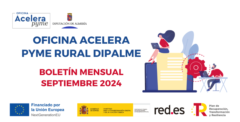 Newsletter Oficina Acelera Pyme Rural Dipalme. Septiembre 2024